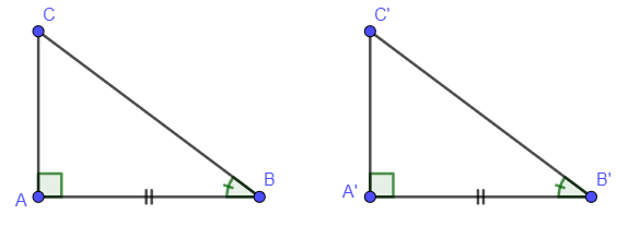 Phương pháp giải Các trường hợp bằng nhau của tam giác vuông (50 bài tập minh họa) (ảnh 2)