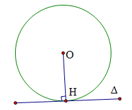 Phương pháp giải Vị trí tương đối của đường thẳng và đường tròn (50 bài tập minh họa) (ảnh 2)