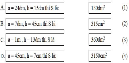 Bài tập cuối tuần Toán lớp 4 (Chân trời sáng tạo) Tuần 19 có đáp án (ảnh 1)