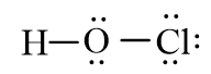 Công thức Lewis của HOCl chương trình mới (ảnh 1)