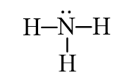 Công thức Lewis của NH3 chương trình mới (ảnh 1)