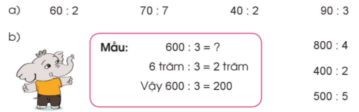 Tính nhẩm các phép tính sau (ảnh 1)