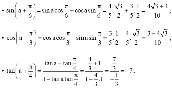 Toán 11 Bài 2 (Cánh diều): Các phép biến đổi lượng giác (ảnh 11)