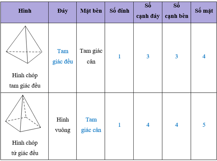 Toán 8 Bài 1 (Chân trời sáng tạo): Hình chóp tam giác đều – Hình chóp tứ giác đều (ảnh 11)