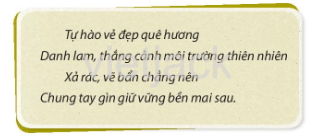 Bài 14: Giữ gìn cảnh đẹp quê hương Đạo đức lớp 2 (Chân trời sáng tạo) (ảnh 6)