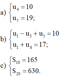 SBT Toán 11 (Cánh diều) Bài 2: Cấp số cộng (ảnh 7)