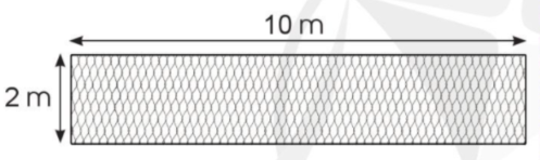 Tính chu vi tấm lưới thép có dạng hình chữ nhật như hình dưới đây (ảnh 1)