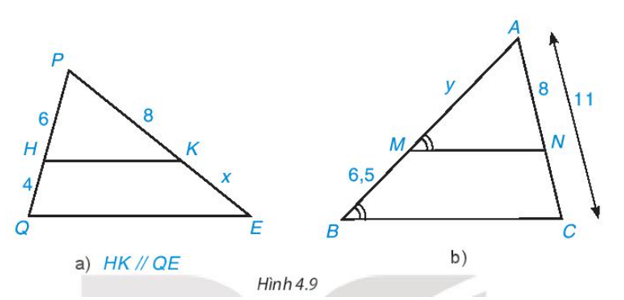 Toán 8 Bài 15 (Kết nối tri thức): Định lí Thalès trong tam giác (ảnh 9)