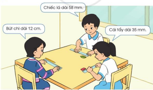 Thực hành đo một số đồ vật và nêu kết quả đo (ảnh 1)