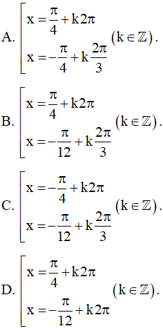 SBT Toán 11 (Cánh diều) Bài 4: Phương trình lượng giác cơ bản  (ảnh 5)