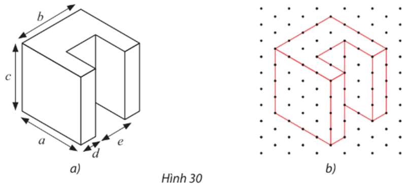 Chuyên đề Toán 11 (Chân trời sáng tạo) Bài 1: Hình biểu diễn của một hình, khối (ảnh 33)