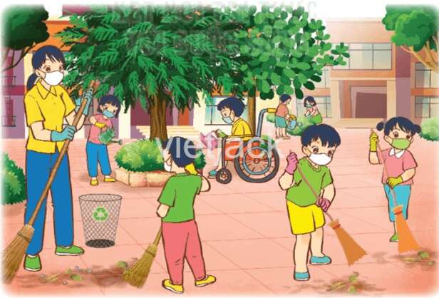 Bài 9: Giữ vệ sinh trường họcTự nhiên và Xã hội lớp 2 (Kết nối tri thức) (ảnh 8)