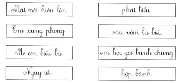 Bài tập cuối tuần Tiếng Việt lớp 1 (Chân trời sáng tạo) Tuần 26 có đáp án (ảnh 1)