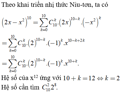 40 câu trắc nghiệm Nhị thức Newton (Cánh diều) có đáp án - Toán 10 (ảnh 9)