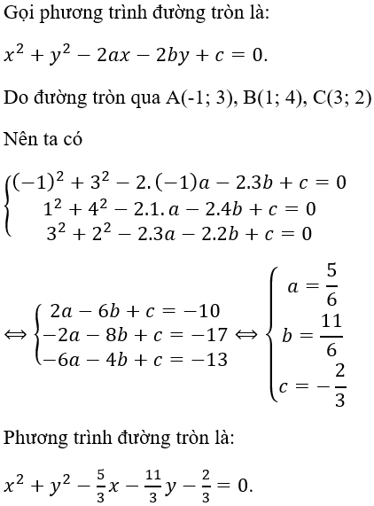 40 câu trắc nghiệm Phương trình đường tròn (Cánh diều) có đáp án - Toán 10 (ảnh 6)