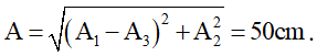 Tổng hợp hai dao động điều hòa cùng phương, cùng tần số. Phương pháp Fre-Nen (Lý thuyết + 35 bài tập có lời giải) (ảnh 80)