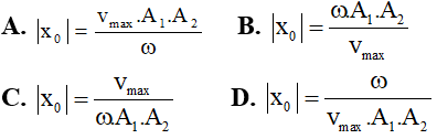 Tổng hợp hai dao động điều hòa cùng phương, cùng tần số. Phương pháp Fre-Nen (Lý thuyết + 35 bài tập có lời giải) (ảnh 94)