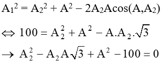 Tổng hợp hai dao động điều hòa cùng phương, cùng tần số. Phương pháp Fre-Nen (Lý thuyết + 35 bài tập có lời giải) (ảnh 34)