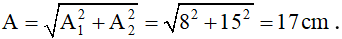 Tổng hợp hai dao động điều hòa cùng phương, cùng tần số. Phương pháp Fre-Nen (Lý thuyết + 35 bài tập có lời giải) (ảnh 12)