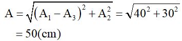 Tổng hợp hai dao động điều hòa cùng phương, cùng tần số. Phương pháp Fre-Nen (Lý thuyết + 35 bài tập có lời giải) (ảnh 19)