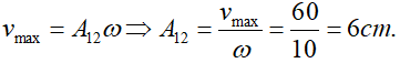 Tổng hợp hai dao động điều hòa cùng phương, cùng tần số. Phương pháp Fre-Nen (Lý thuyết + 35 bài tập có lời giải) (ảnh 21)