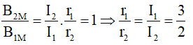 Từ trường của dòng điện chạy trong các dây dẫn có hình dạng đặc biệt (Lý thuyết + 35 bài tập có lời giải) (ảnh 12)