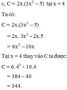 Phương pháp giải Cách nhân đơn thức với đa thức, nhân đa thức với đa thức và cách giải (50 bài tập minh họa) (ảnh 5)