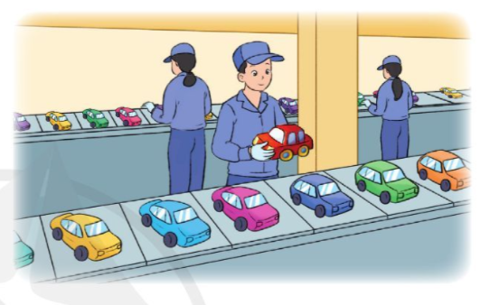 Hỏi mỗi ngày nhà máy đó sản xuất được bao nhiêu chiếc ô tô đồ chơi? Biết mỗi ngày nhà máy sản xuất được số chiếc ô tô đồ chơi bằng nhau. (ảnh 1)