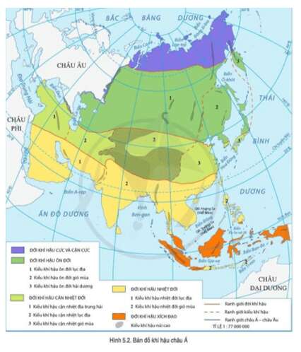 Đọc thông tin và quan sát hình 5.1, hình 5.2, hãy trình bày đặc điểm tự nhiên của khu vực Tây Nam Á (ảnh 2)