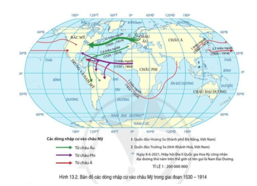 Đọc thông tin và quan sát hình 13.2, hãy phân tích các hệ quả địa lí - lịch sử (ảnh 1)