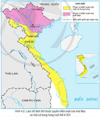 Lịch sử 8 (Cánh diều) Bài 4: Xung đột Nam - Bắc triều, Trịnh - Nguyễn  (ảnh 3)