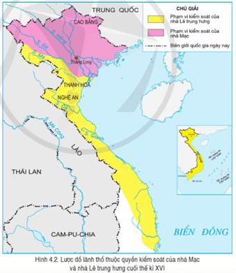 Lịch sử 8 (Cánh diều) Bài 4: Xung đột Nam - Bắc triều, Trịnh - Nguyễn  (ảnh 2)