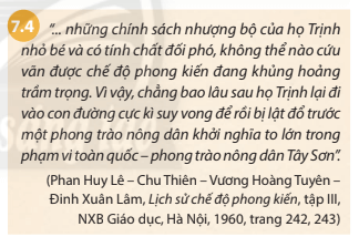 Lịch sử 8 (Chân trời sáng tạo) Bài 7: Khởi nghĩa nông dân ở Đàng Ngoài thế kỉ XVIII (ảnh 2)