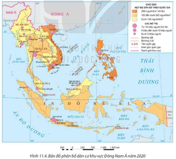 Địa lí 11 (Kết nối tri thức) Bài 11: Vị trí địa lý, điều kiện tự nhiên, dân cư và xã hội khu vực Đông Nam Á (ảnh 6)