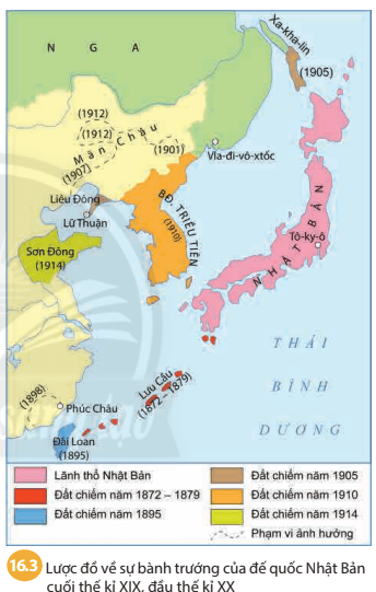 Lịch sử 8 (Chân trời sáng tạo) Bài 16: Nhật Bản (ảnh 2)