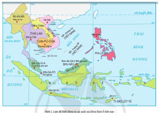 Lịch sử 11 (Cánh Diều) Bài 12: Vị trí và tầm quan trọng của biển Đông (ảnh 3)