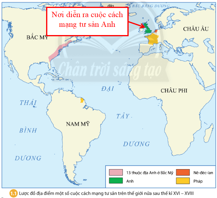 Lịch sử 8 (Chân trời sáng tạo) Bài 1: Các cuộc cách mạng tư sản ở châu Âu và Bắc Mỹ (ảnh 2)