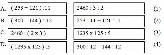 Bài tập cuối tuần Toán lớp 4 (Kết nối tri thức) Tuần 14 có đáp án (ảnh 2)