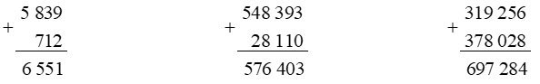 Bài 22: Phép cộng các số có nhiều chữ số Toán lớp 4 Tập 1 (Kết nối tri thức) (ảnh 5)