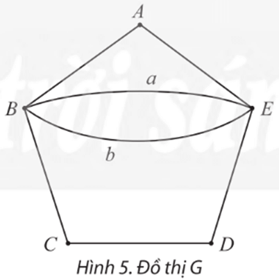 Chuyên đề Toán 11 (Chân trời sáng tạo) Bài 2: Đường đi Euler và đường đi Hamilton (ảnh 6)
