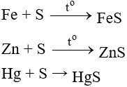 Fe + S → FeS | Fe ra FeS  (ảnh 1)