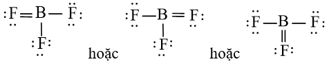 Công thức Lewis của BF3 (Bo trifluoride) chương trình mới (ảnh 16)
