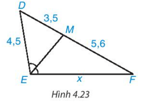 Toán 8 Bài 17 (Kết nối tri thức): Tính chất đường phân giác của tam giác (ảnh 4)
