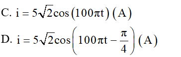 Mạch có R, L, C mắc nối tiếp (Lý thuyết + 30 bài tập có lời giải) (ảnh 22)