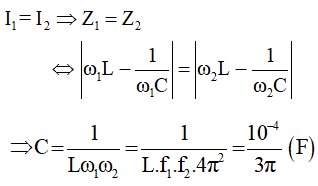 Mạch có R, L, C mắc nối tiếp (Lý thuyết + 30 bài tập có lời giải) (ảnh 34)