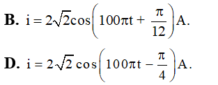 Mạch có R, L, C mắc nối tiếp (Lý thuyết + 30 bài tập có lời giải) (ảnh 50)