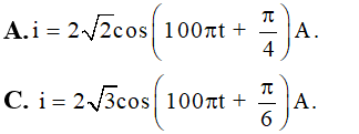 Mạch có R, L, C mắc nối tiếp (Lý thuyết + 30 bài tập có lời giải) (ảnh 49)