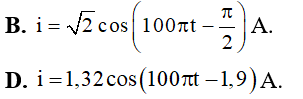 Mạch có R, L, C mắc nối tiếp (Lý thuyết + 30 bài tập có lời giải) (ảnh 54)