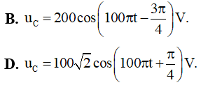 Mạch có R, L, C mắc nối tiếp (Lý thuyết + 30 bài tập có lời giải) (ảnh 73)