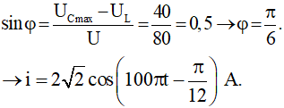 Mạch có R, L, C mắc nối tiếp (Lý thuyết + 30 bài tập có lời giải) (ảnh 80)